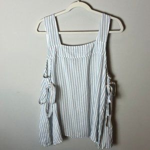 H&M plus size striped tank top (US 14)